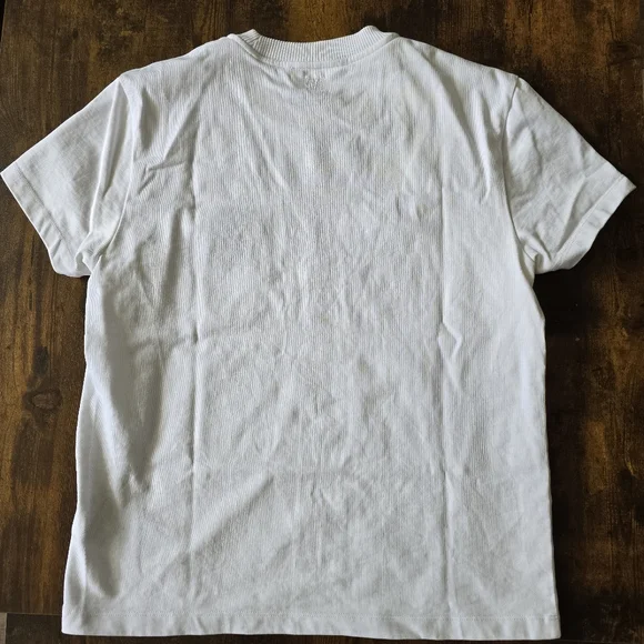AMI Paris White T-Shirt with Paris Logo - Picture 6 of 7